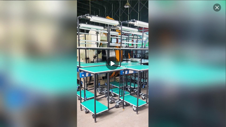 黑色精益管防静电工作台